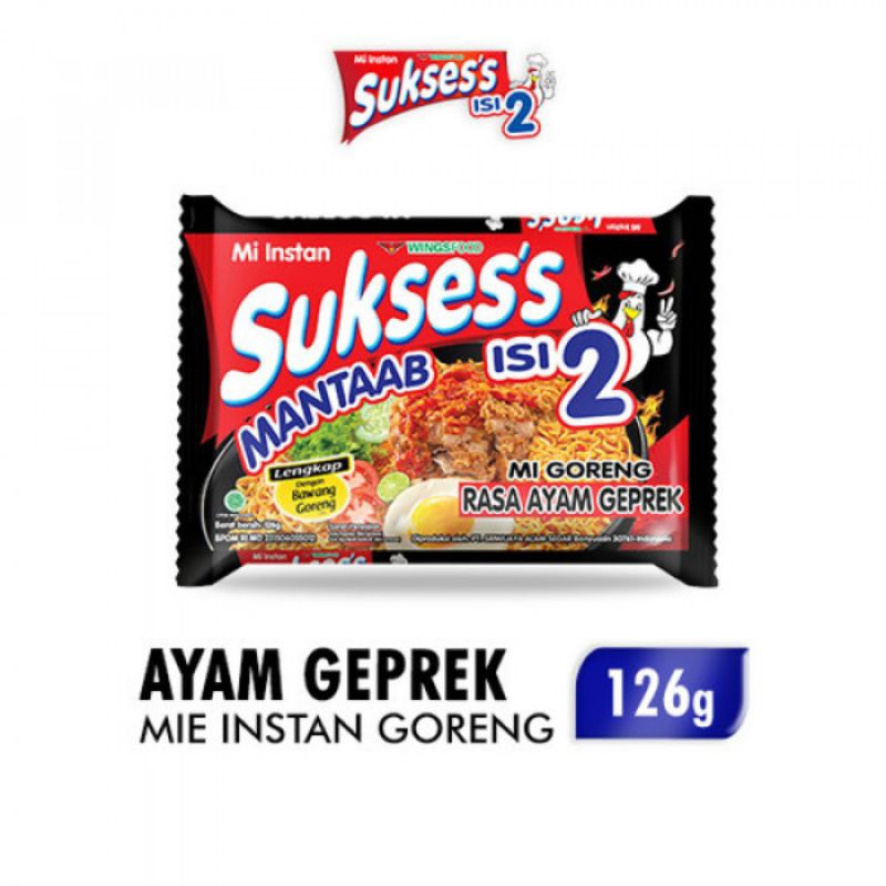 

MIE SUKSES ISI-2 MIE GORENG INSTAN RASA AYAM GEPREK