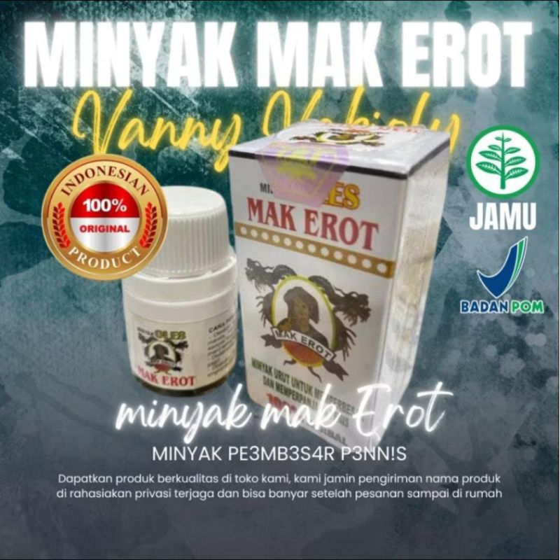 MINYAK OLES URUT PIJAT MAK EROT ISI 60ML HERBAL ALAMI ORIGINAL RACIKAN ASLI SUKABUMI