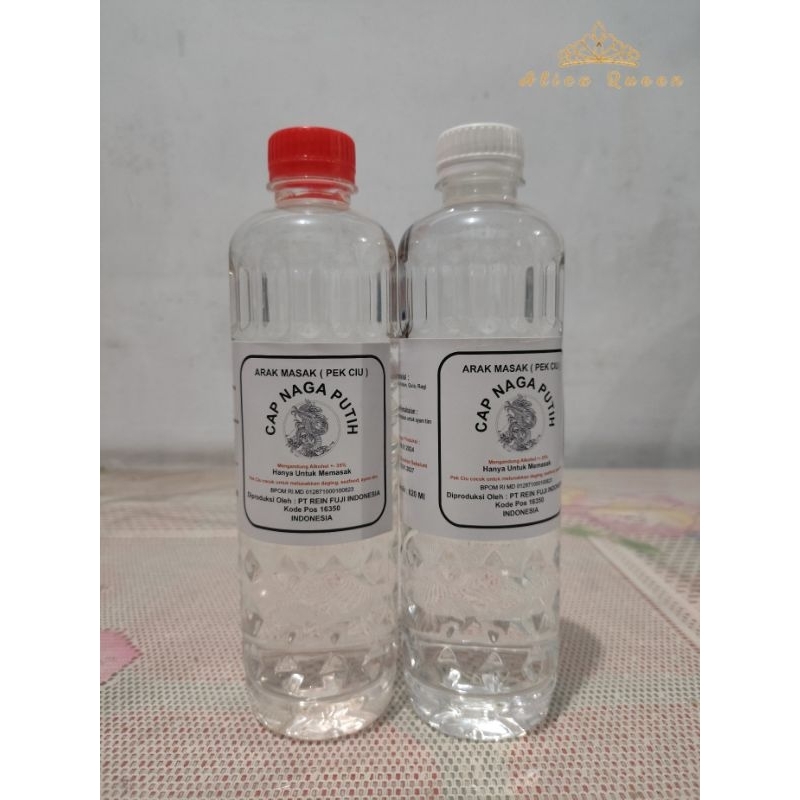 

Arak putih masak (Pek ciu) cap naga putih 600ml