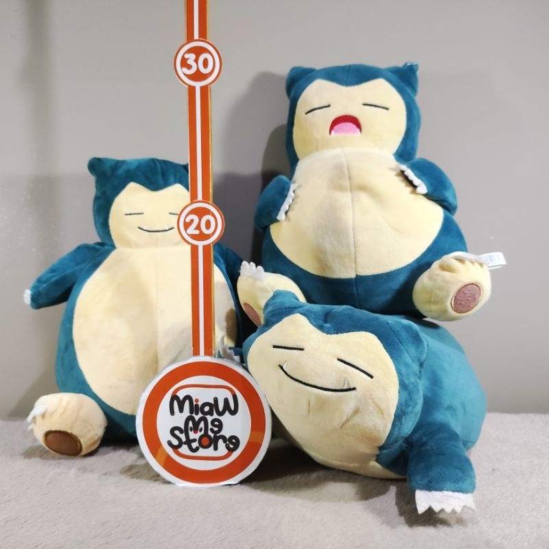 Boneka Pokemon Snorlax Lucu Original Nitendo Plush