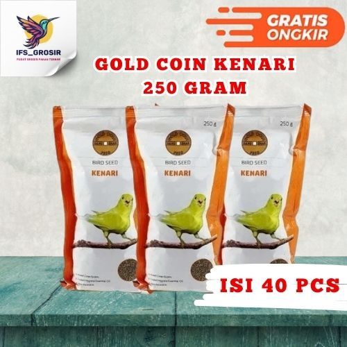 IFS_GROSIR gold coin kenari 250g 1dus