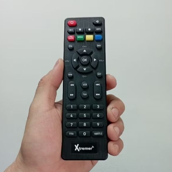 Remot Remote Set Top Box STB DVB-T2 Digital TV Xtreamer Bien 3