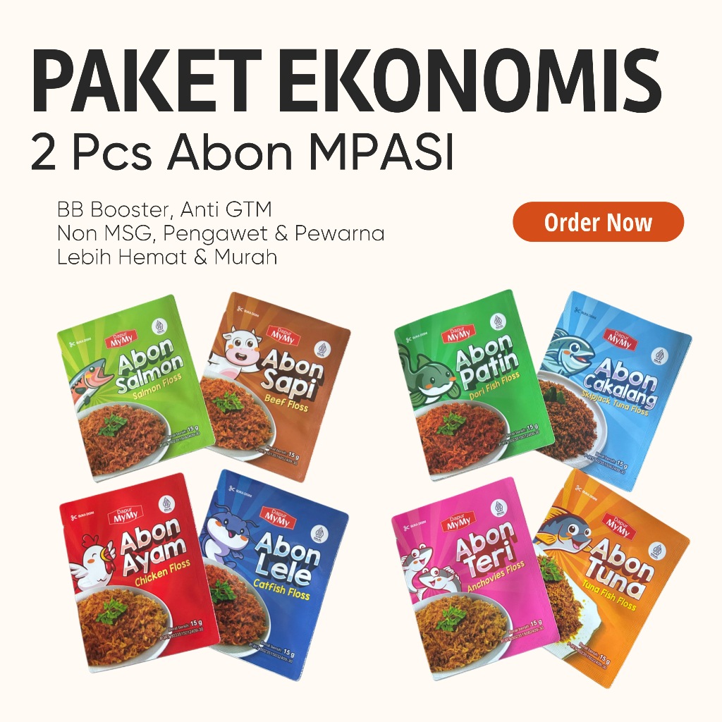 

AYU- Abon MPASI BB Booster Bayi / Abon MPASI Booster BB Bayi 6+ - 8+