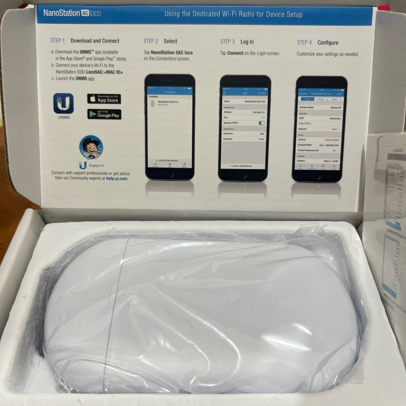 Ubiquiti Loco 5AC NanoStation AC Loco 5GHz 13dBi Original