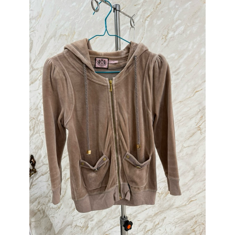 Juicy Couture Jaket Suede Outer Hoodie