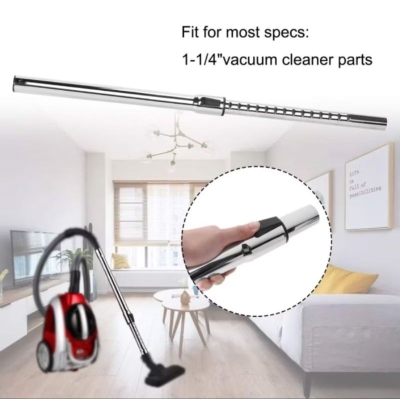 Pipa Teleskopik Vacuum Cleaner Universal Untuk Diameter 32mm