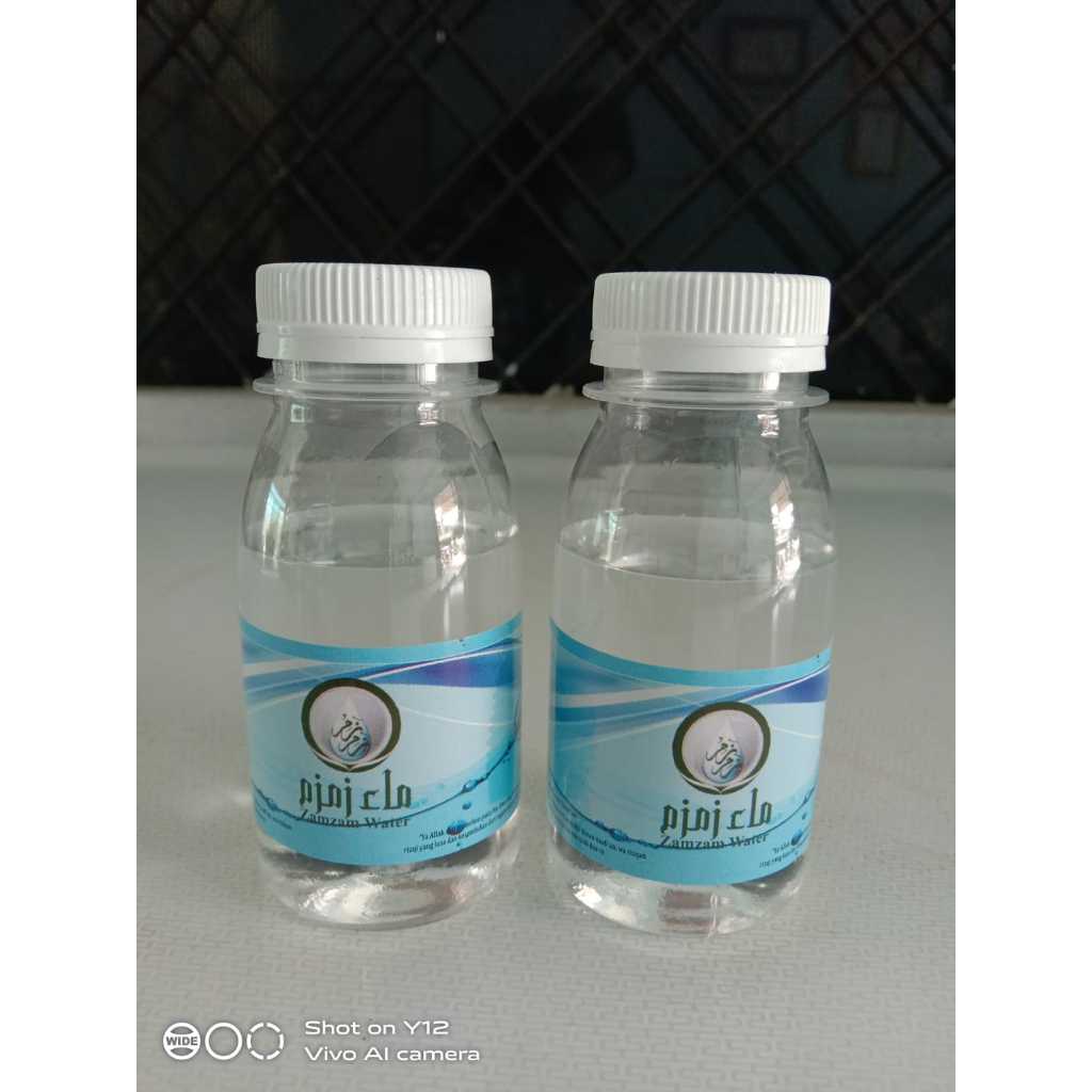 

Air Zamzam kemasan botol 80ml, 50ml dan 40ml original Makkah asli tanpa campuran biidznillah