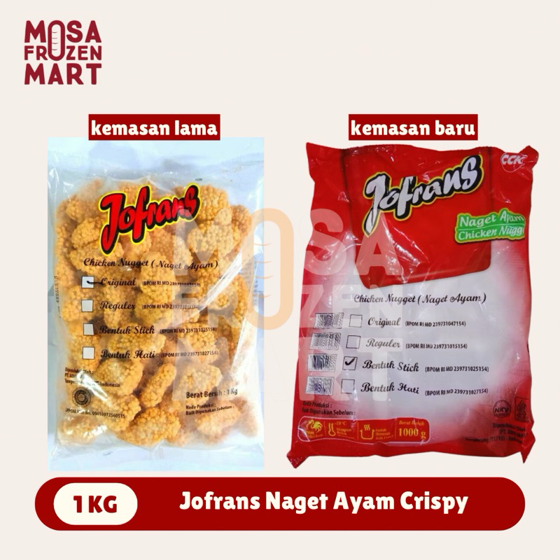 

Jofrans Naget Ayam Crispy 1 Kg | Chicken Nugget