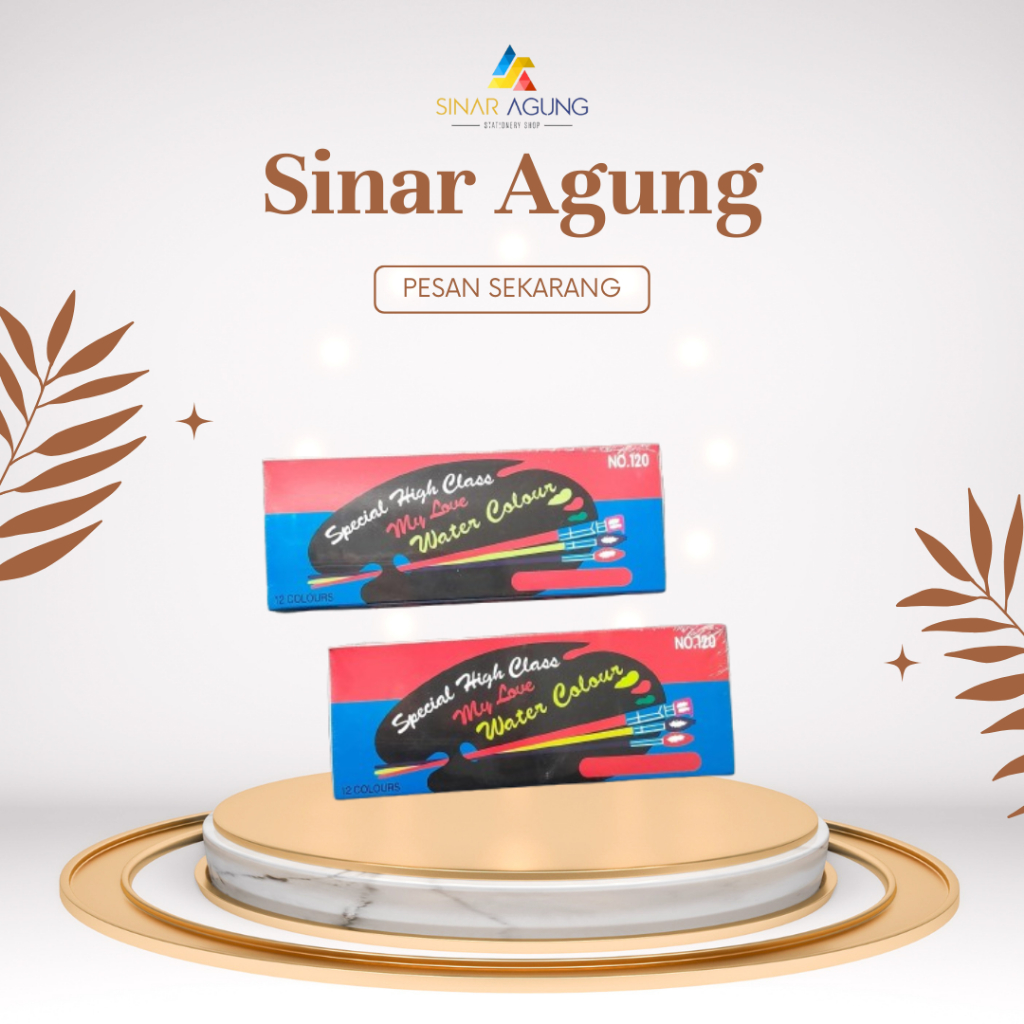 

VIS-1 WATER COLOR/ CAT AIR MY LOVE 12 WARNA