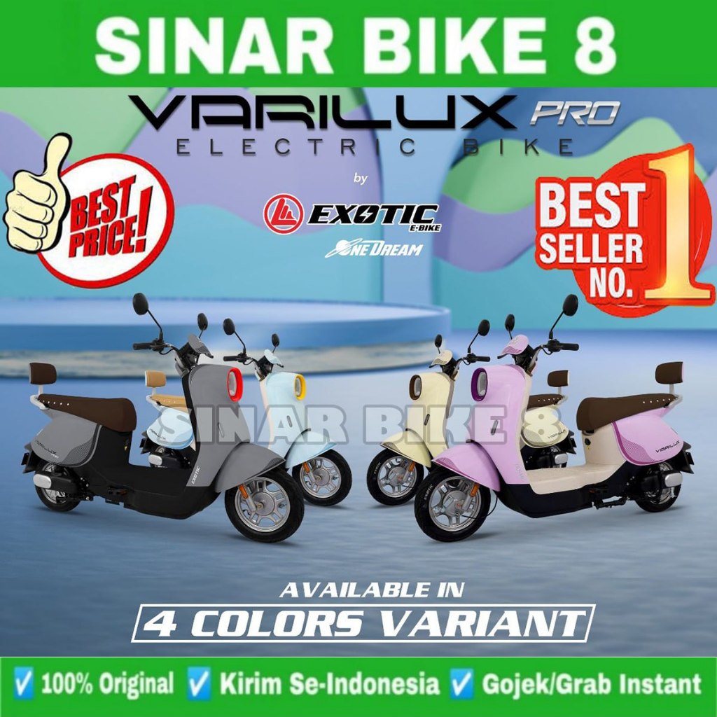 (KHUSUS PICKUP LANGSUNG KE TOKO) Sepeda listrik dan Motor Listrik