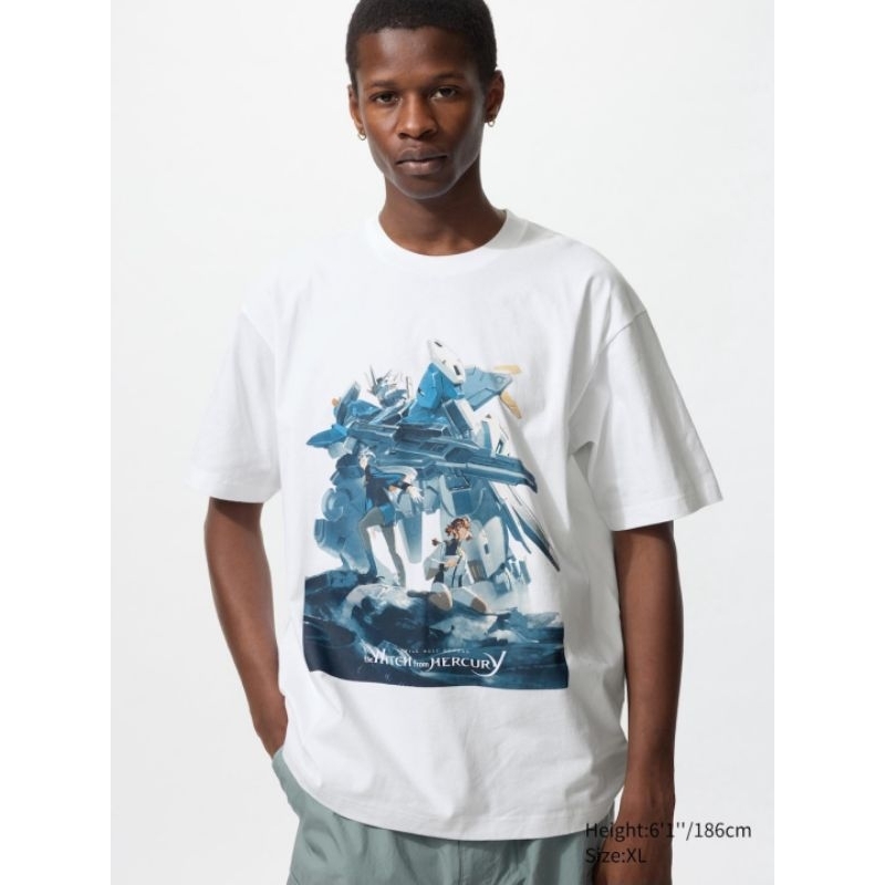 Uniqlo x Gundam- Gundam x uniqlo- Mobile Suit Gundam THE WITCH FROM MERCURY- SULETTA MERCURY- MIORIN