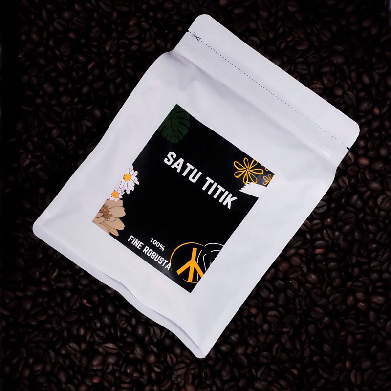 

SATU TITIK ROASTERY BIJI KOPI 100% ROBUSTA PUPUAN ROASTED BEANS 1KG/1000GR