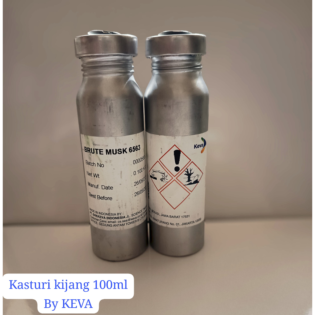 Parfum Bibit Murni Kasturi Kijang 100ml Asli 100%by Keva.