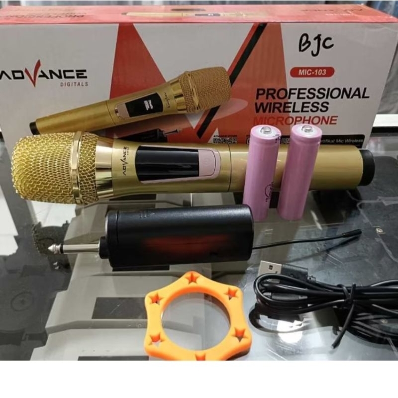 Mic Wireless Single Advance MIC 103 Original Garansi Resmi Mic Bluetooth