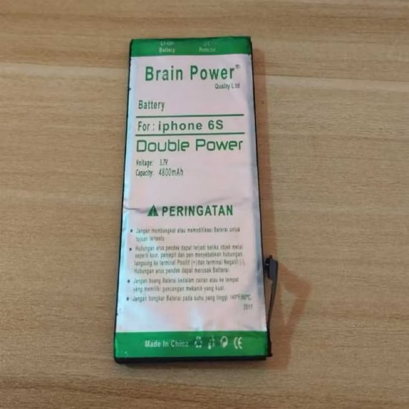 batre brain power baterai Iphone double power 6S