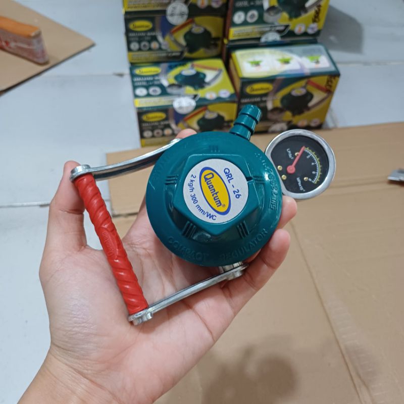 Regulator Gas Tekanan Rendah Quantum Double Lock