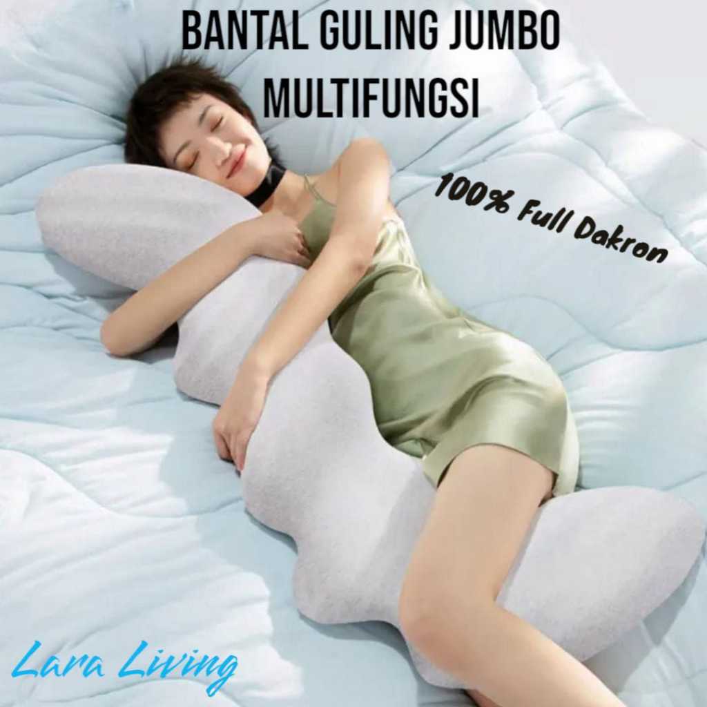 Bantal Guling JUMBO 110 cm Bahan Plush Premium SNI