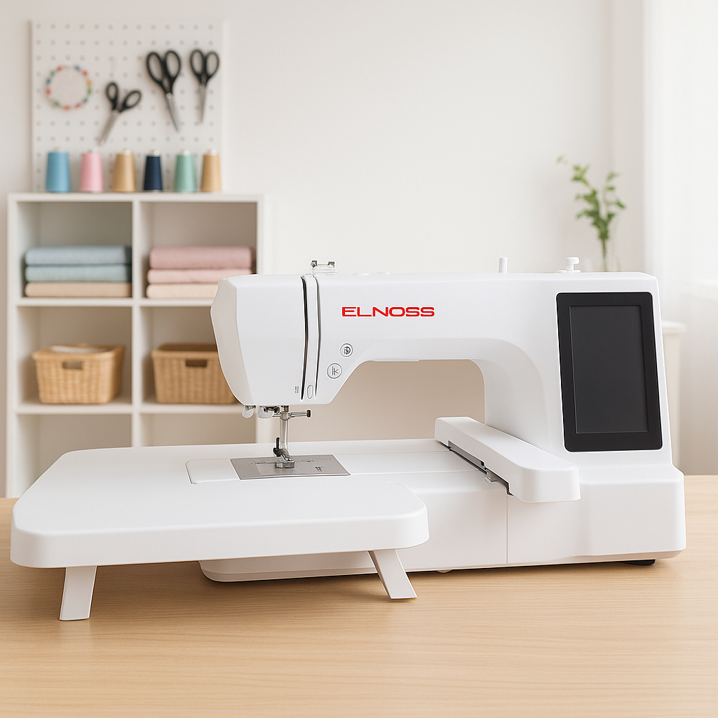 Mesin Bordir Elnoss ES6 portable komputer touch screen