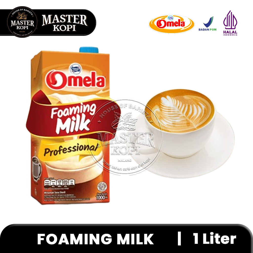 

Omela Foaming Milk / Susu Foam Microfoam Kopi Latte Art Coffee 1 Liter