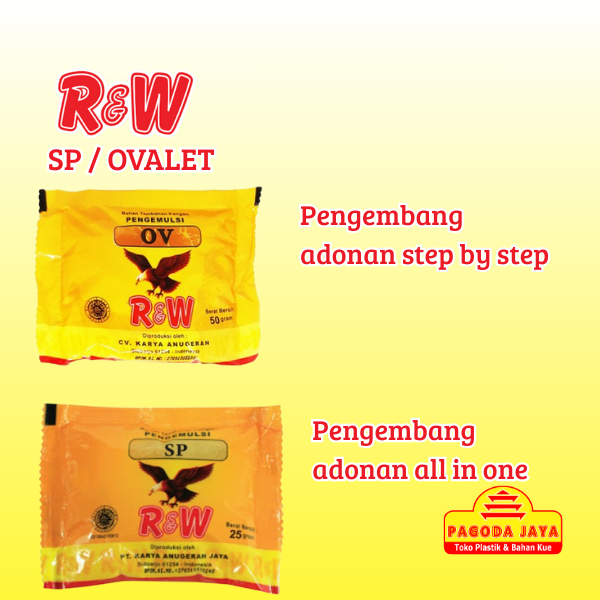 

RW Bahan Kue Sachet ( RW SP / OVALET DLL)