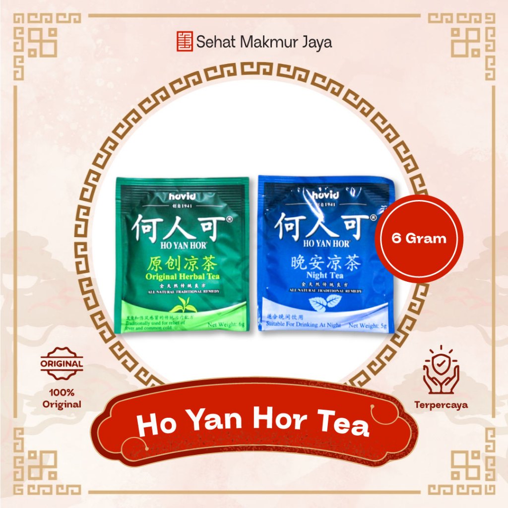 

Ho Yan Hor Tea Isi 6 Gram – Teh Herbal Untuk Kesehatan