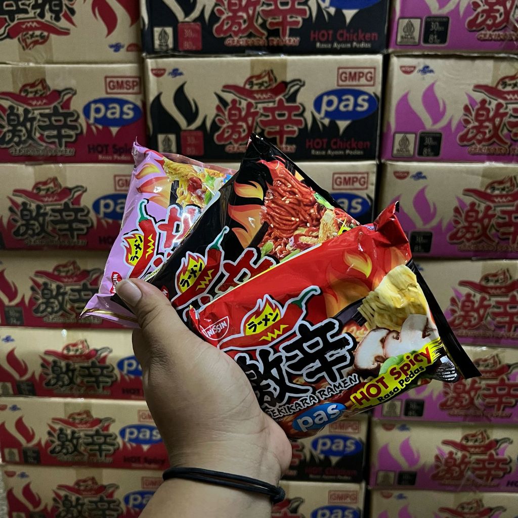 

PAKET HEMAT 5 PCS Mie Instant Ramen Nissin Gekikara Pas HALAL Jepang HALAL PROMO MURAH
