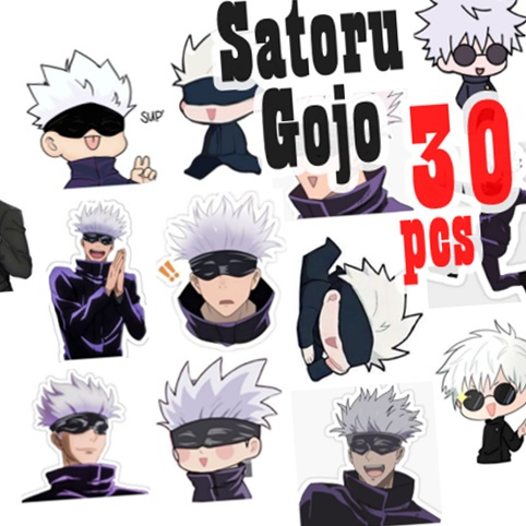 

Stiker Satoru Gojo 30 pc Jujutsu Kaisen