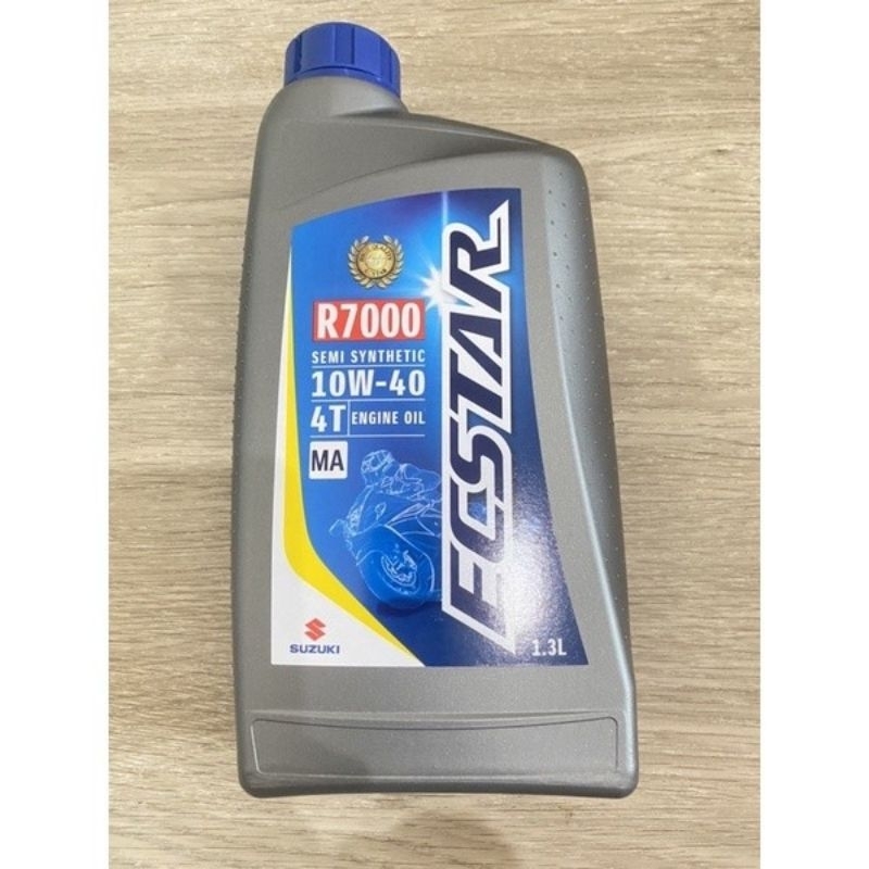 Oli ECSTAR R7000 (Shell) Semi Synthetic 1.3L GSX 150 R/S/Bandit/Satria FU Fi Injeksi ORIGINAL Suzuki