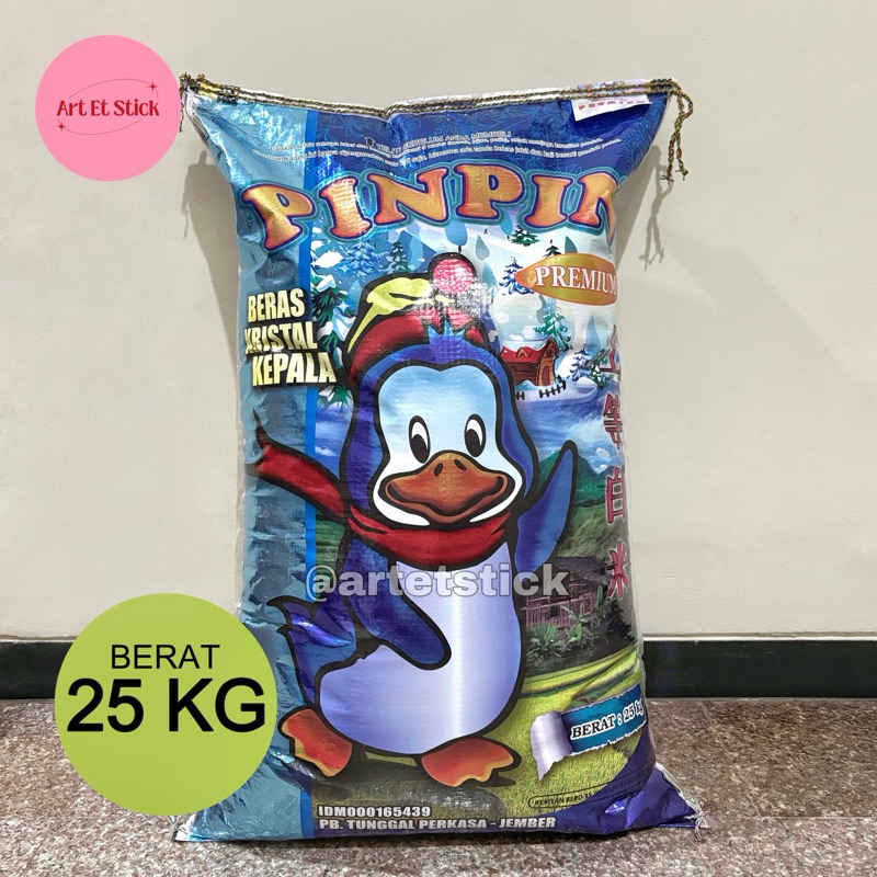 

Beras Kristal Kepala Pinpin 25 Kg Premium