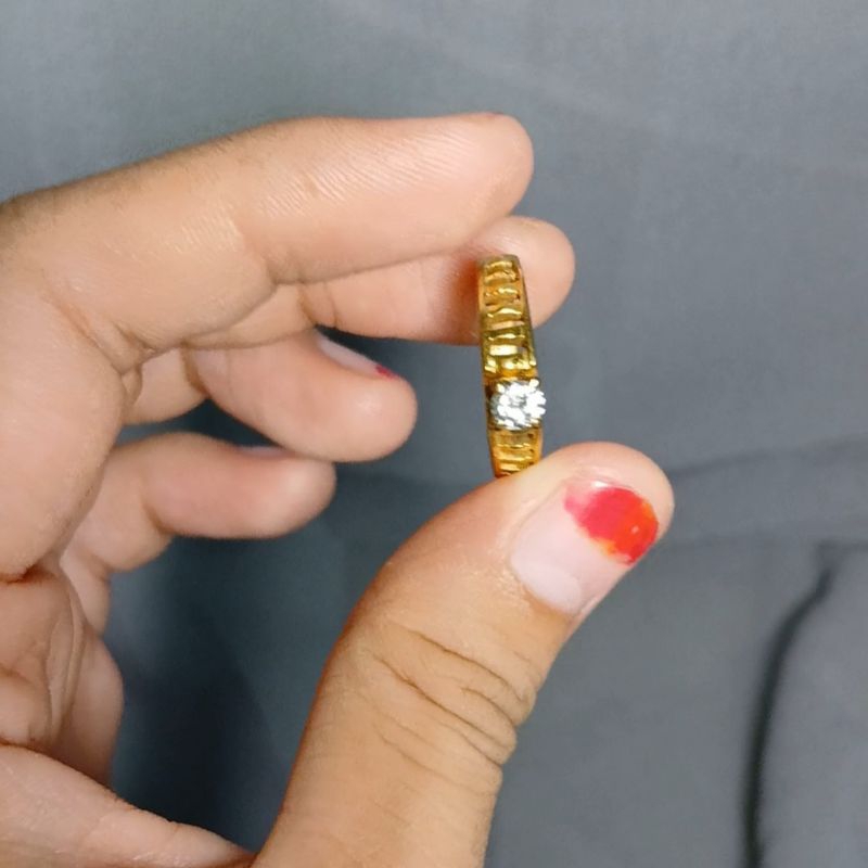 cincin berlian banjar mata satu