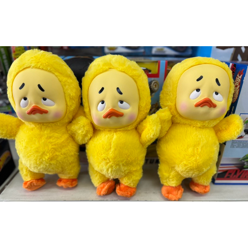 Mainan Boneka Upset Duck Jumbo Muka Vynil Boneka Viral Plush Doll