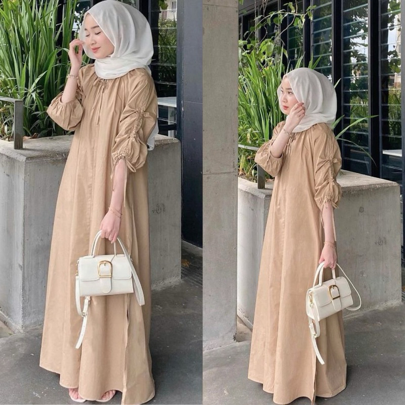 HOT SALE LYLA LINEN DRESS dress linen dress putih gamis