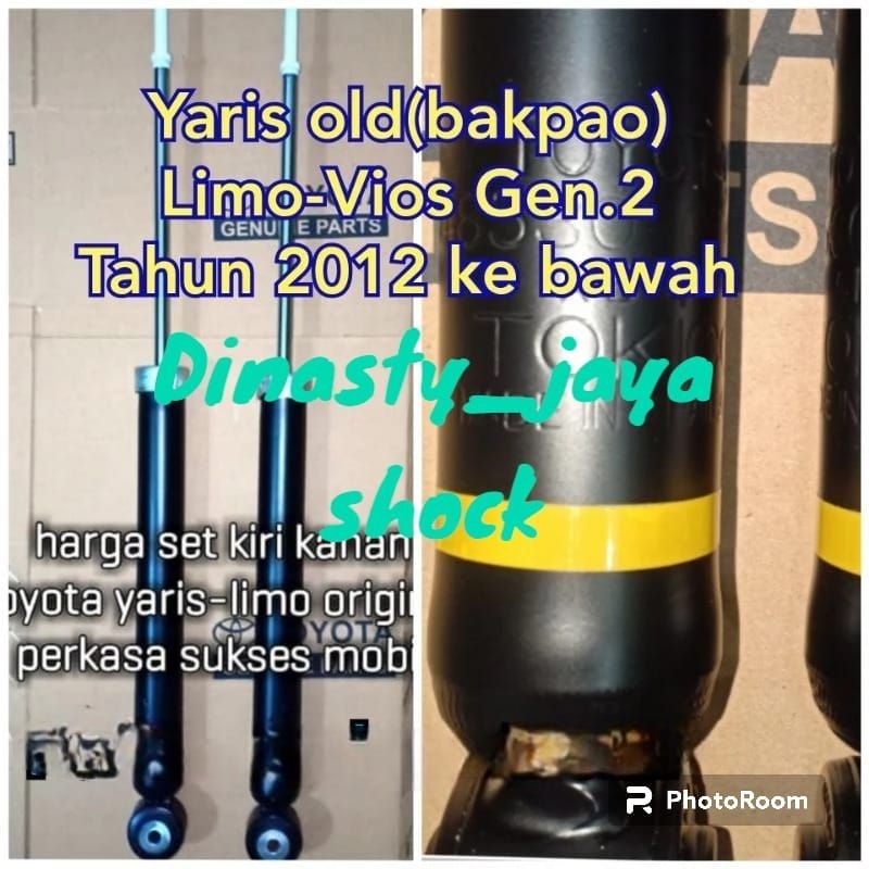 shockbreaker Toyota Yaris bakpao belakang original