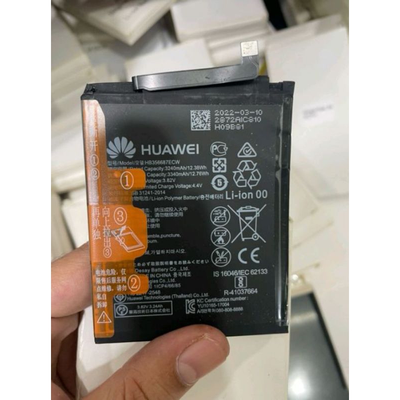 0Baterai Nova 3i P30 Lite Nova 2i HB356687ECW Original Batre Battery