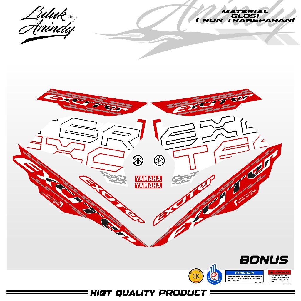 STRIPING MX KING CUSTOM MOTIF EXCITER