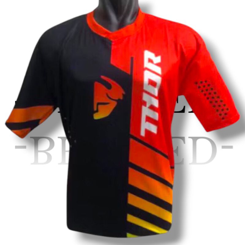 COD BAJU JERSEY DEWASA MOTOCROSS OBLONG LENGAN PENDEK PRINTING/JERSEY SEPEDA CROSS TRAIL MTB LENGAN 