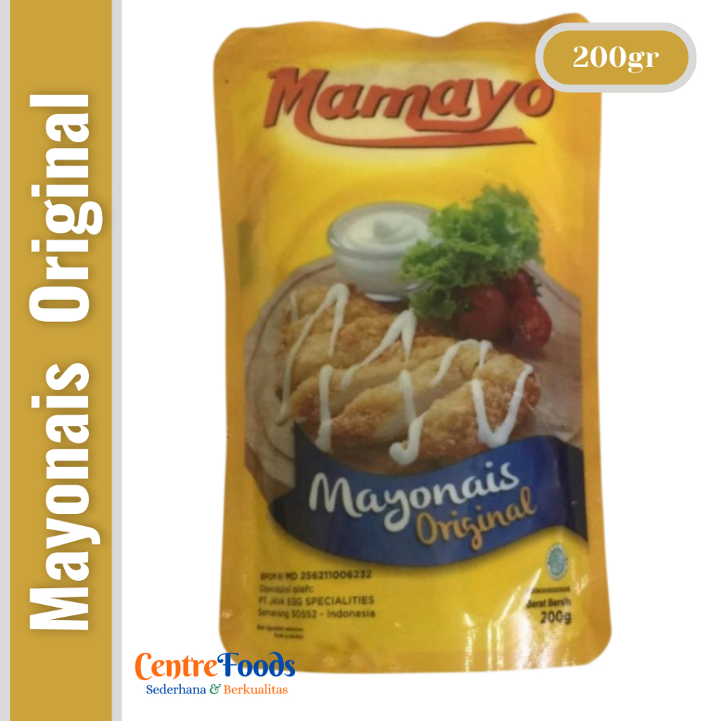 

Mayo Mayonaise Mayonnaise - Mayonais MAMAYO | 200gr [ Harga Per BKS ]