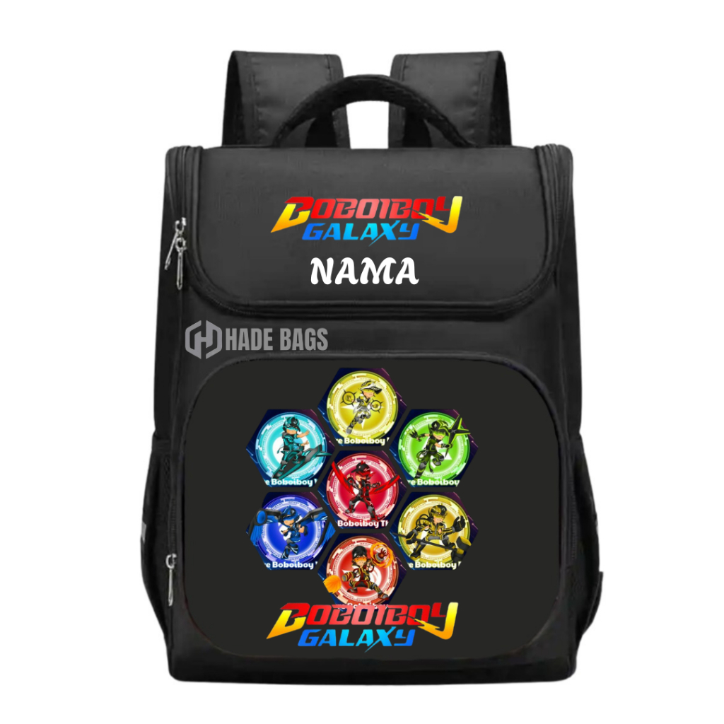 Hade Bags Tas Ransel BOBOIBOY GALAXY Anak Laki Laki Ransel Sekolah Terbaru Backpack School Bag - FRE