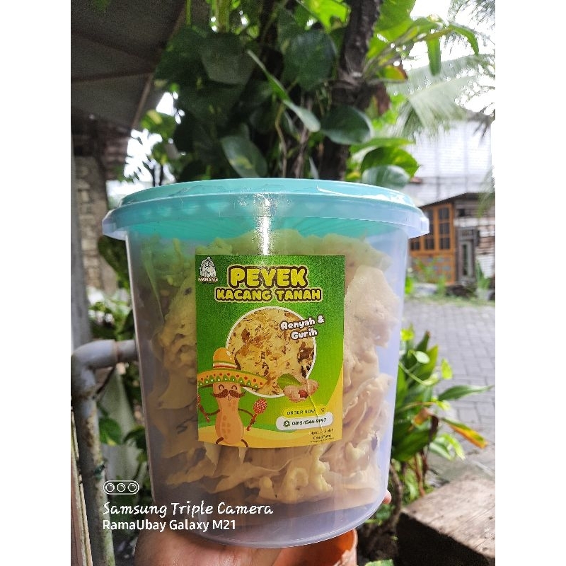 

PEYEK MAMARU | PEYEK KACANG TANAH | kemasan toples 5 lt