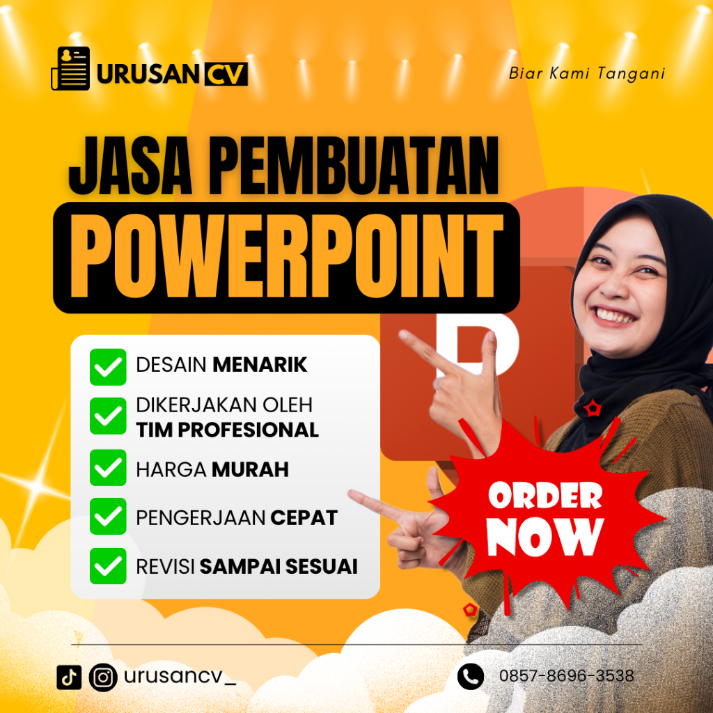 Jasa Pembuatan Powerpoint (PPT) Cepat | Sukses & Siap Presentasi | Desain PPT