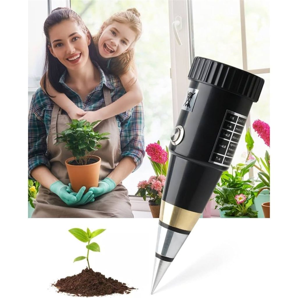 Pengukur Kelembapan dan PH Tanah Soil Humidity Tester Alat Pengukur Kualitas Tanah Pertanian