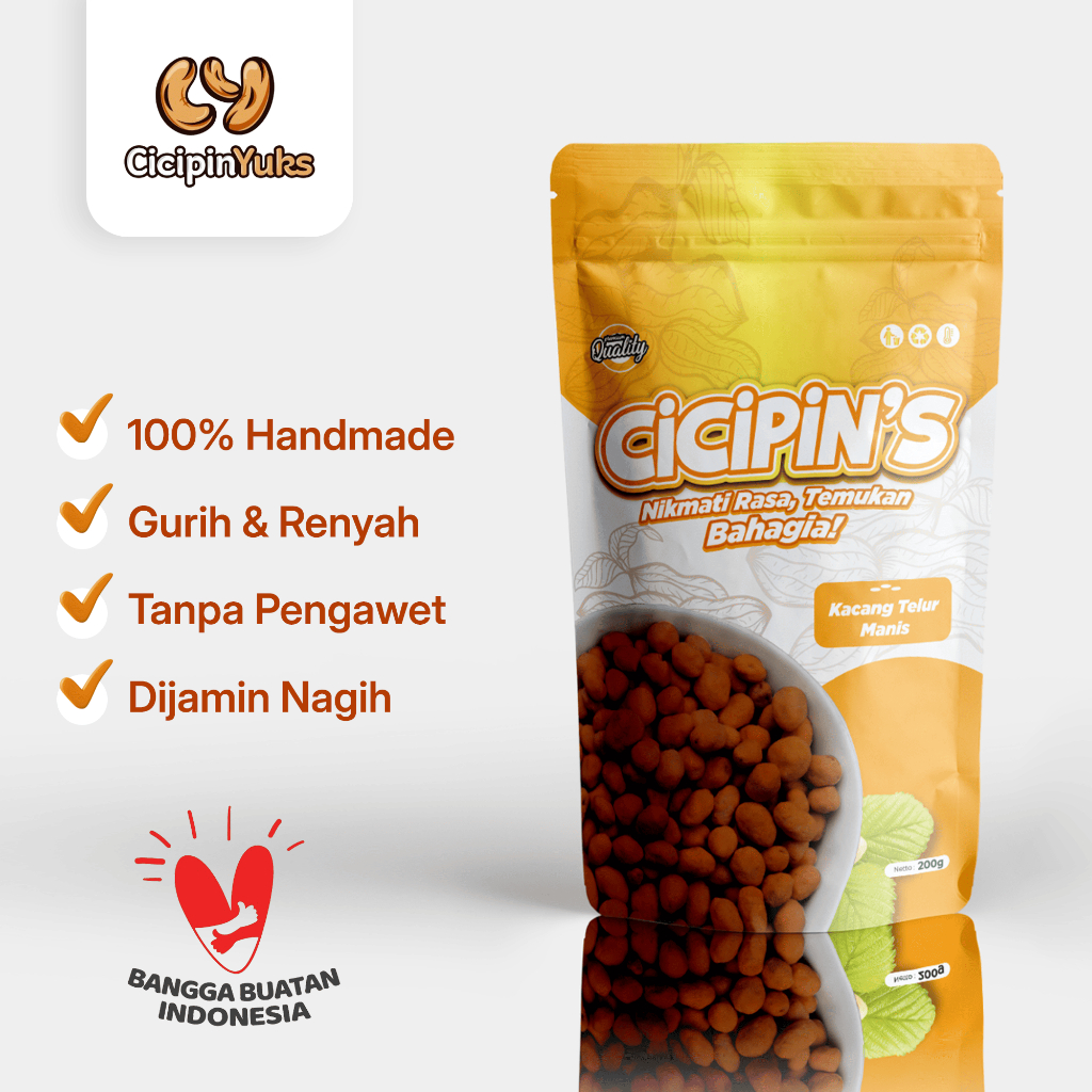 

Kacang Telur Premium - Cicipin