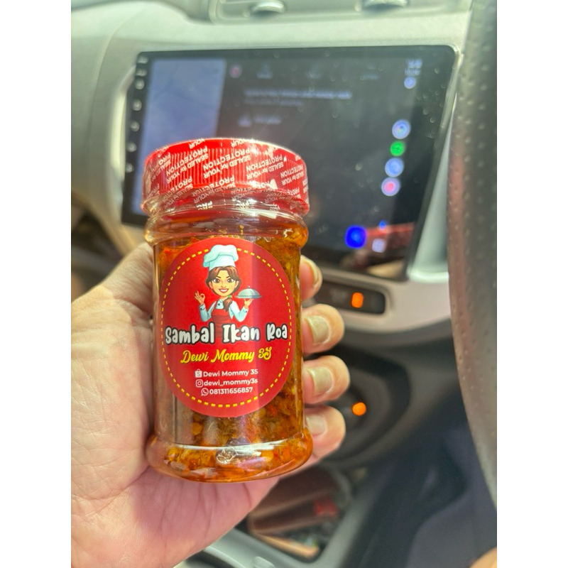 

Sambal ikan roa asap asli