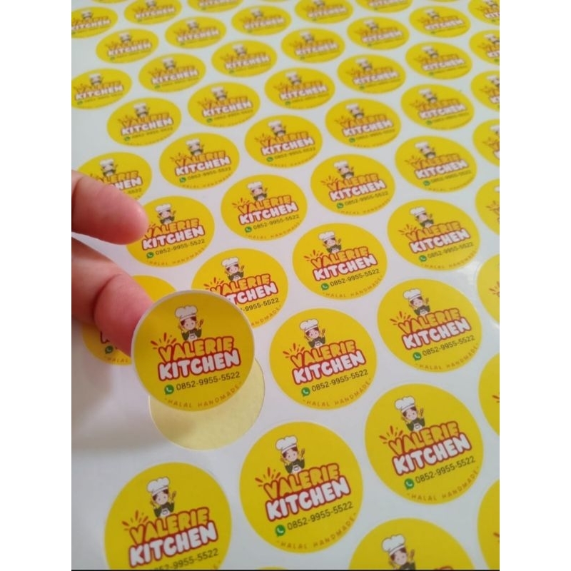 

Stiker Label/Kemasan vinyl