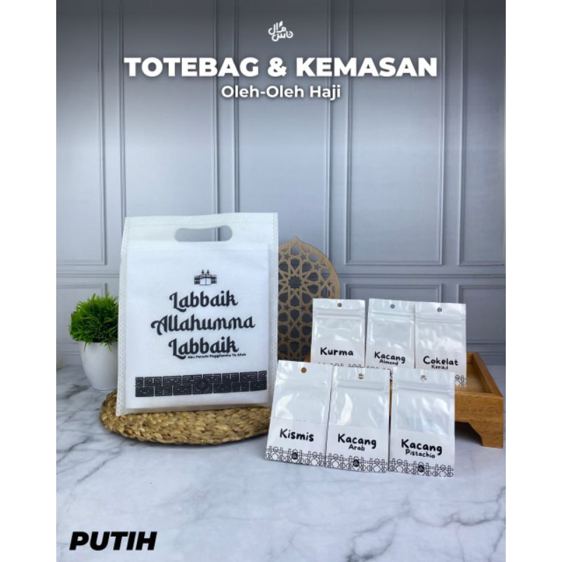 

Kemasan Totebag Oleh-Oleh Umroh & Haji Tas Hadiah Bingkisan Oleh-Oleh Umroh Oleh-Oleh Haji
