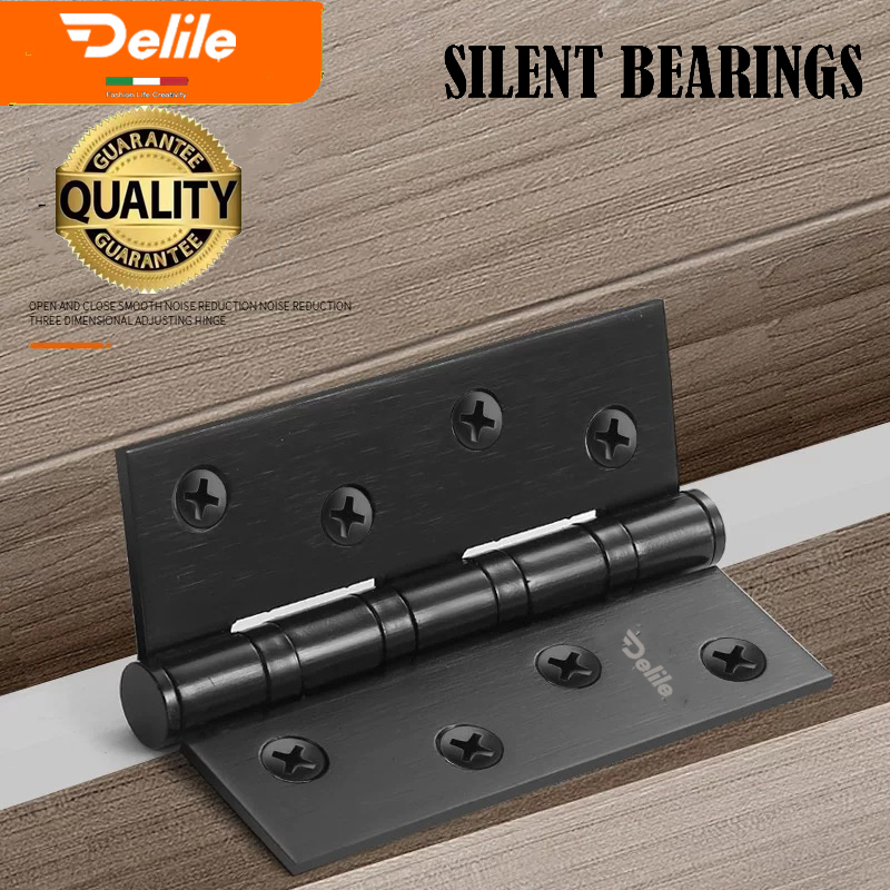 Uddjaya_ Engsel Pintu Jendela Rumah Delile / Stainless Steel Engsel Hitam / Engsel Kupu"/Engsel