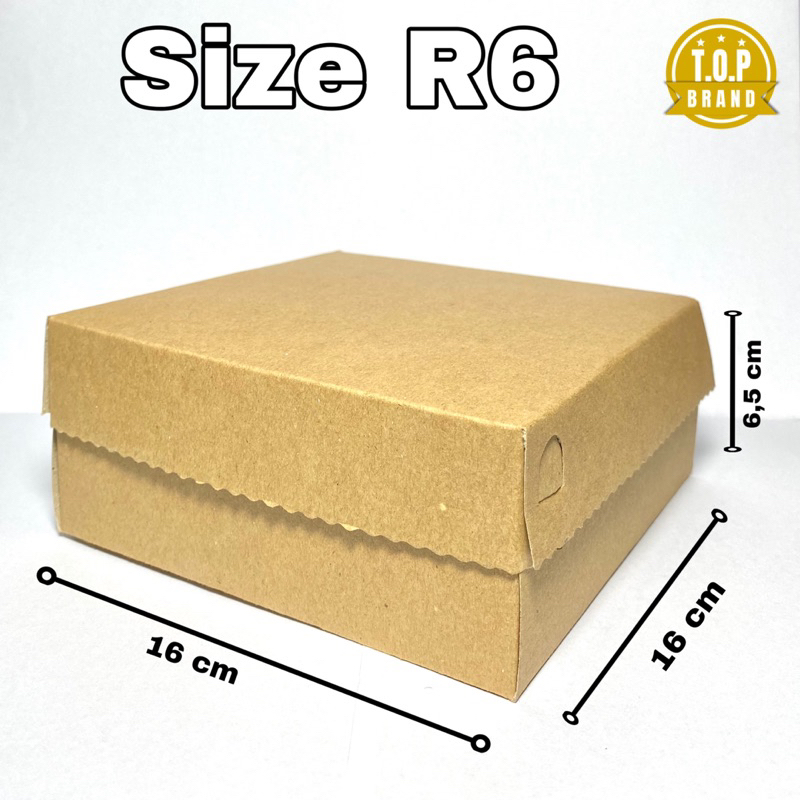 

Dus Nasi 16 x 16 kraft renda dus kue dan dus roti