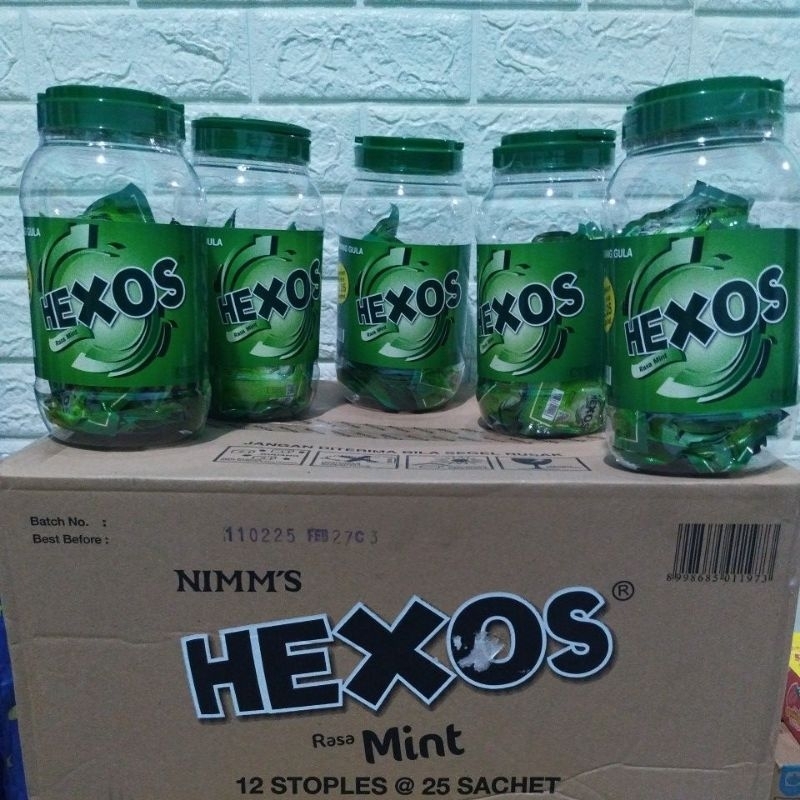 

Hexos kemasan Toples isi 25 sachet x 12.5g