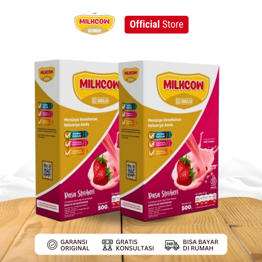 

Amj Milkcow Annajah Milkcow Susu Penambah Berat Badan Rasa Kurma 500gram
