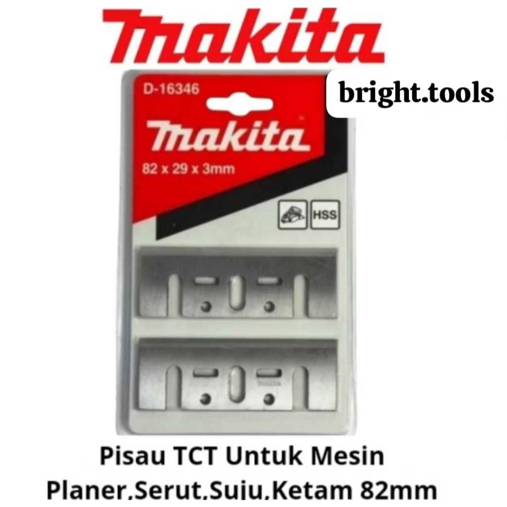 Mata Pisau Planer,Serut,Ketam,Suju 82MM MAKITA HSS/Mata TCT Untuk Mesin Planer MAKITA